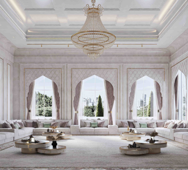 Interior design of a living room